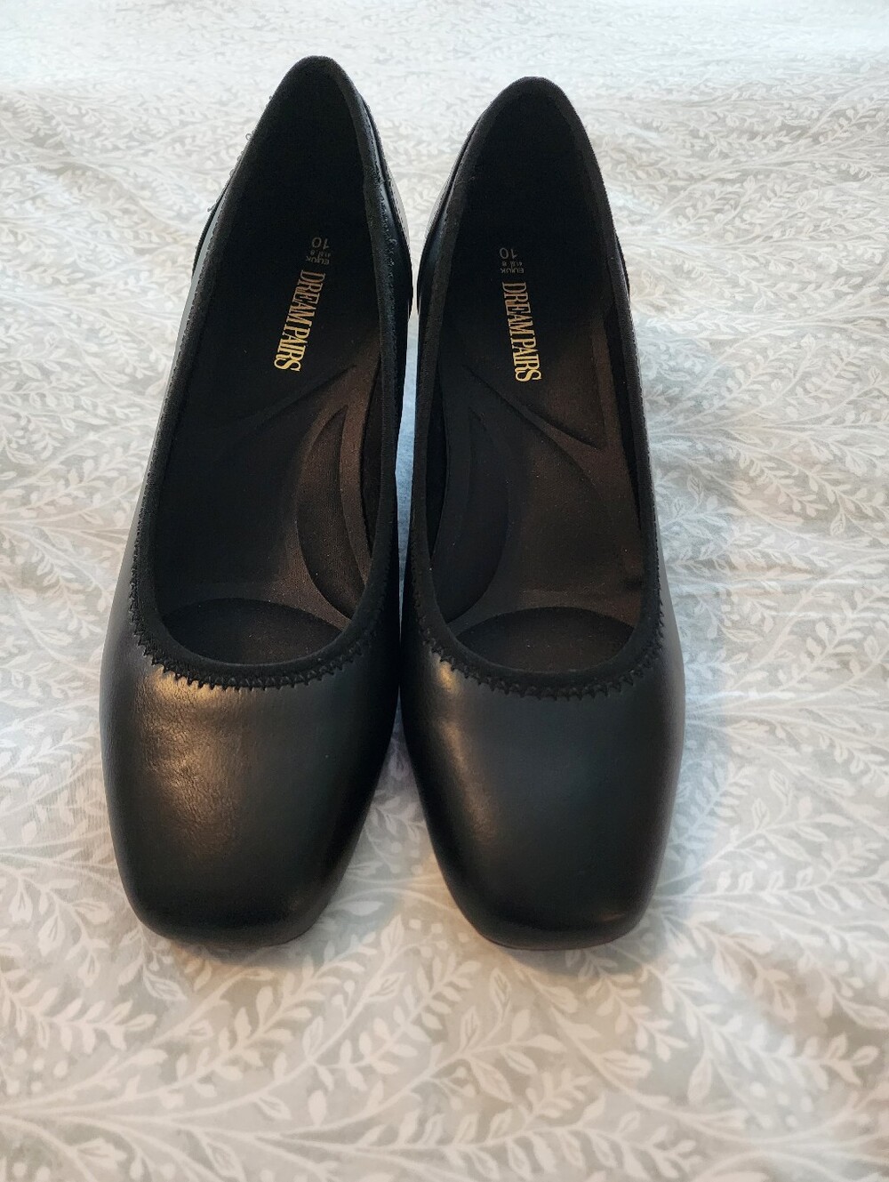 Dream Pairs Women's Wedge Closed Toe Low Heel Pumps Dress Shoes, Size 10 - Picture 11 of 15
